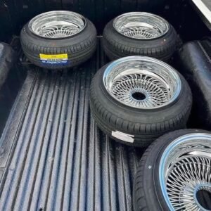 15x10 100 spoke with 195/50/15 tires