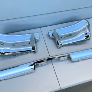 1963 CHEVY IMPALA / FULL SIZE REAR BUMPER SET 3PC (CHROME FINISH / ORIGINAL OEM)