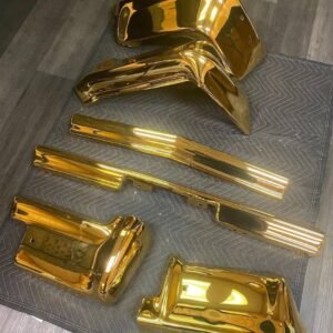 1963 Impala 0G Bumpers Gold Plated 6 Pieces