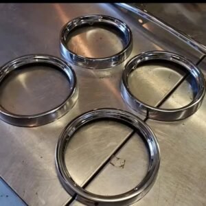 1964 impala triple chrome headlight bezel set
