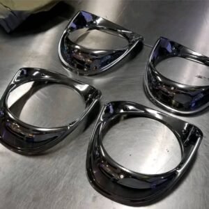 63 triple chrome original headlight bezels
