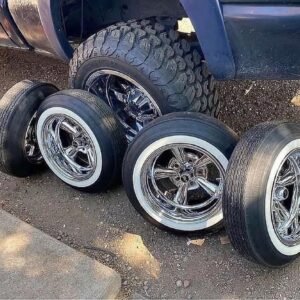 14x7 supremes on 5.20s New tires 5lug