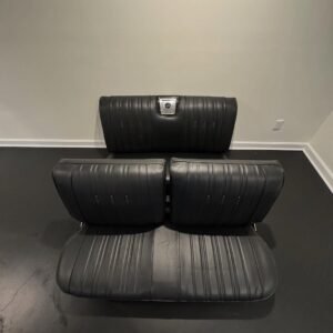The 1966 Impala seats fully rebuilt, recovered and looking good